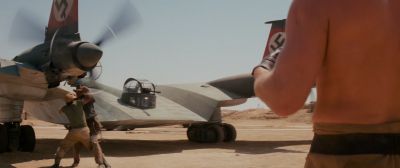 Still from Indiana Jones and the Raiders of the Lost Ark (1981) that has been tagged with: airplane & wide shot