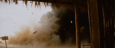 Still from Indiana Jones and the Raiders of the Lost Ark (1981) that has been tagged with: explosion