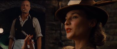 Still from Inglourious Basterds (2009) that has been tagged with: split diopter