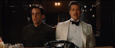 Still from Inglourious Basterds (2009) that has been tagged with: night & historical & period