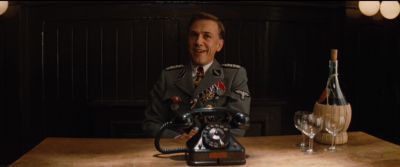 Still from Inglourious Basterds (2009) that has been tagged with: interior & phone & historical