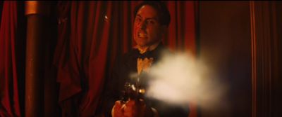 Still from Inglourious Basterds (2009) that has been tagged with: historical & night & interior & clean single & period