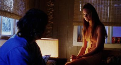 Still from Inherent Vice (2014) that has been tagged with: medium wide & two-shot