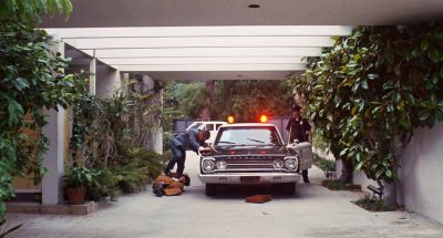 Still from Inherent Vice (2014) that has been tagged with: police car