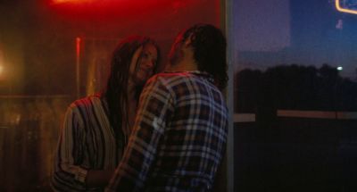 Still from Inherent Vice (2014) that has been tagged with: two-shot