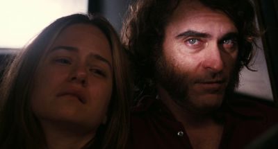 Still from Inherent Vice (2014) that has been tagged with: 331414 & interior & close-up & two-shot