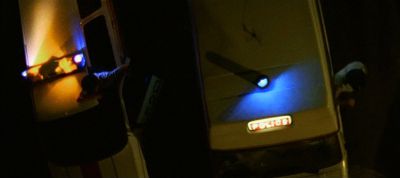 Still from Irréversible (2002) that has been tagged with: police car