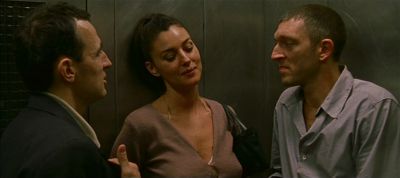 Still from Irréversible (2002) that has been tagged with: elevator & interior