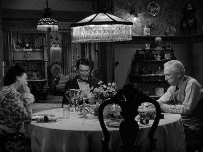 Still from It's A Wonderful Life (1946) that has been tagged with: dinner