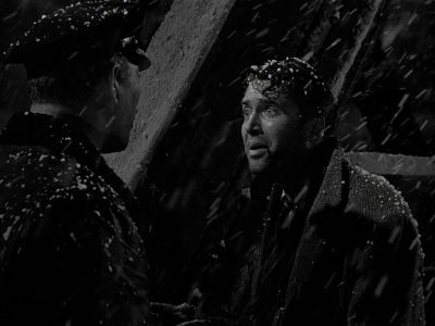 Still from It's A Wonderful Life (1946) that has been tagged with: snow