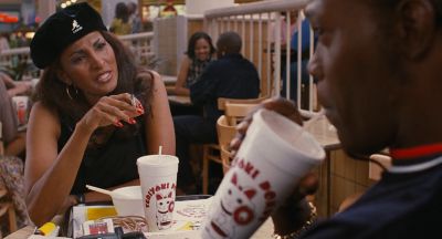 Still from Jackie Brown (1997) that has been tagged with: interior & food court