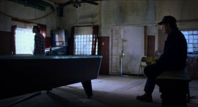 Still from Killer Joe (2011) that has been tagged with: pool table & two-shot & interior & profile shot