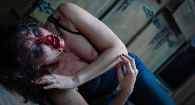 Still from Killer Joe (2011) that has been tagged with: de5e85 & laying down & gore & kitchen