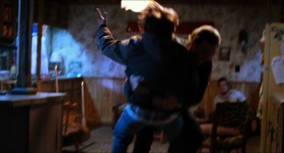 Still from Killer Joe (2011) that has been tagged with: fight & dining room