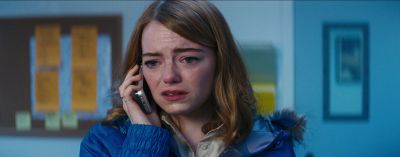 Still from La La Land (2016) that has been tagged with: day & cellphone & interior