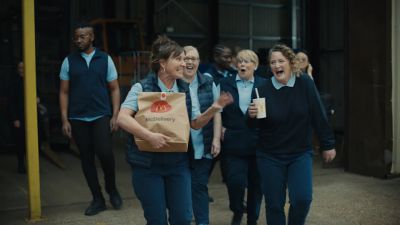 Still from Commercial: McDonald's — "Laughter"