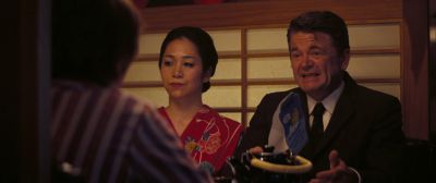 Still from Licorice Pizza (2021) that has been tagged with: table & japanese restaurant
