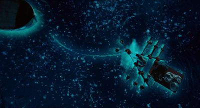 Still from Life of Pi (2012) that has been tagged with: 008a8a & night