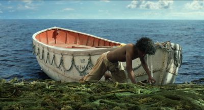 Still from Life of Pi (2012) that has been tagged with: wide shot & ocean