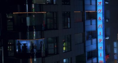 Still from Lost In Translation (2003) that has been tagged with: 2950bc & wide shot & night & exterior