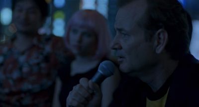 Still from Lost In Translation (2003) that has been tagged with: microphone
