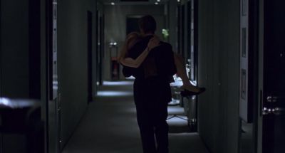 Still from Lost In Translation (2003) that has been tagged with: hallway & over-the-shoulder & hotel