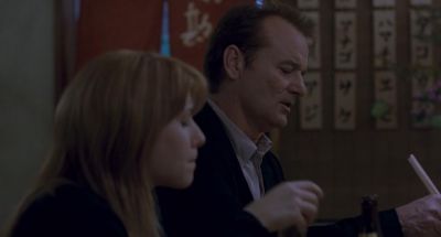 Still from Lost In Translation (2003) that has been tagged with: eating
