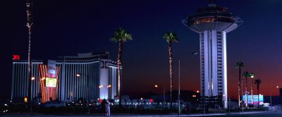 Still from Mars Attacks! (1996) that has been tagged with: extreme wide & las vegas & exterior