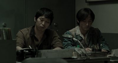 Still from Memories of Murder (2003) that has been tagged with: writing