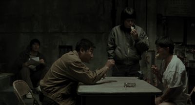 Still from Memories of Murder (2003) that has been tagged with: group-shot
