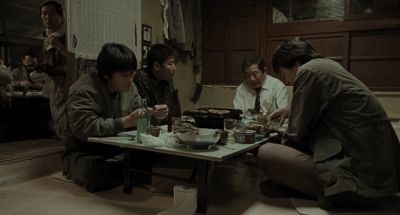 Still from Memories of Murder (2003) that has been tagged with: restaurant