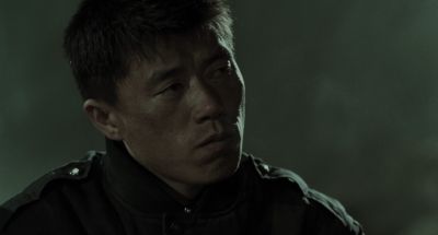 Still from Memories of Murder (2003) that has been tagged with: medium close-up & clean single & night & exterior