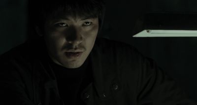 Still from Memories of Murder (2003) that has been tagged with: 696969 & low-angle & night & clean single