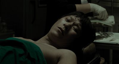 Still from Memories of Murder (2003) that has been tagged with: clean single & interior & surgery