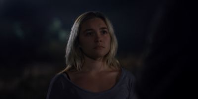 Still from Midsommar (2019) that has been tagged with: medium shot & clean single & night