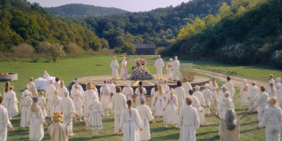 Still from Midsommar (2019) that has been tagged with: high-angle