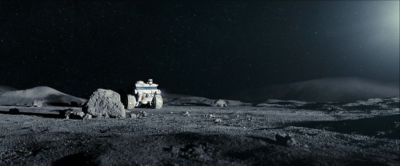 Still from Moon (2009) that has been tagged with: 424b4d & establishing shot & moon