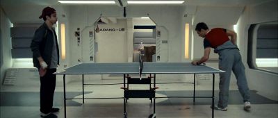Still from Moon (2009) that has been tagged with: ping-pong & day
