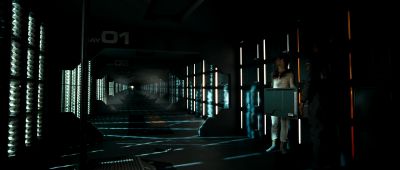 Still from Moon (2009) that has been tagged with: 000000 & wide shot & interior & establishing shot
