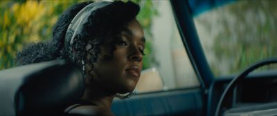 Still from Moonlight (2016) that has been tagged with: interior & clean single & day & car interior & close-up