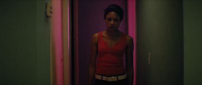 Still from Moonlight (2016) that has been tagged with: 714f38 & hallway & interior & doorway