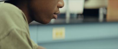 Still from Moonlight (2016) that has been tagged with: bdb76b & close-up