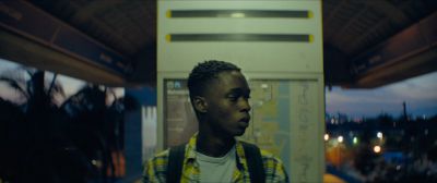 Still from Moonlight (2016) that has been tagged with: train station