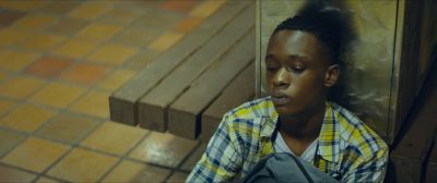 Still from Moonlight (2016) that has been tagged with: train station & clean single