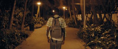 Still from Moonlight (2016) that has been tagged with: clean single & exterior & wide shot & night