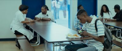Still from Moonlight (2016) that has been tagged with: cafeteria