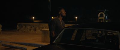 Still from Moonlight (2016) that has been tagged with: bdb76b & night & exterior & clean single