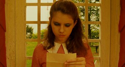 Still from Moonrise Kingdom (2012) that has been tagged with: interior & clean single & letter