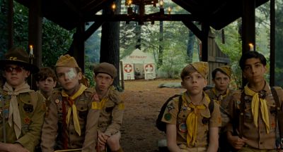 Still from Moonrise Kingdom (2012) that has been tagged with: woods