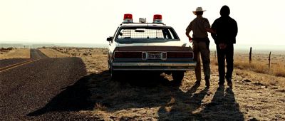 Still from No Country For Old Men (2007) that has been tagged with: police car